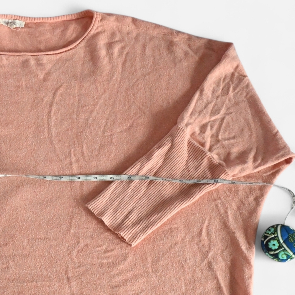 Peach Long Sleeve Sweater - Picture 3 of 4